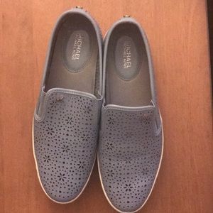 Michael Kors Trent Perforated Leather Slip On